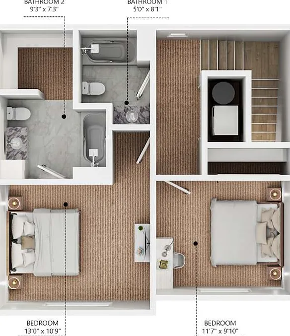 2 bed, 2.5 bath, 1150 sqft, $1,895 — Photo 4