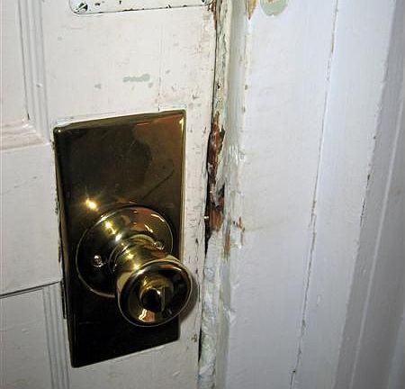 Backdoor before renovation