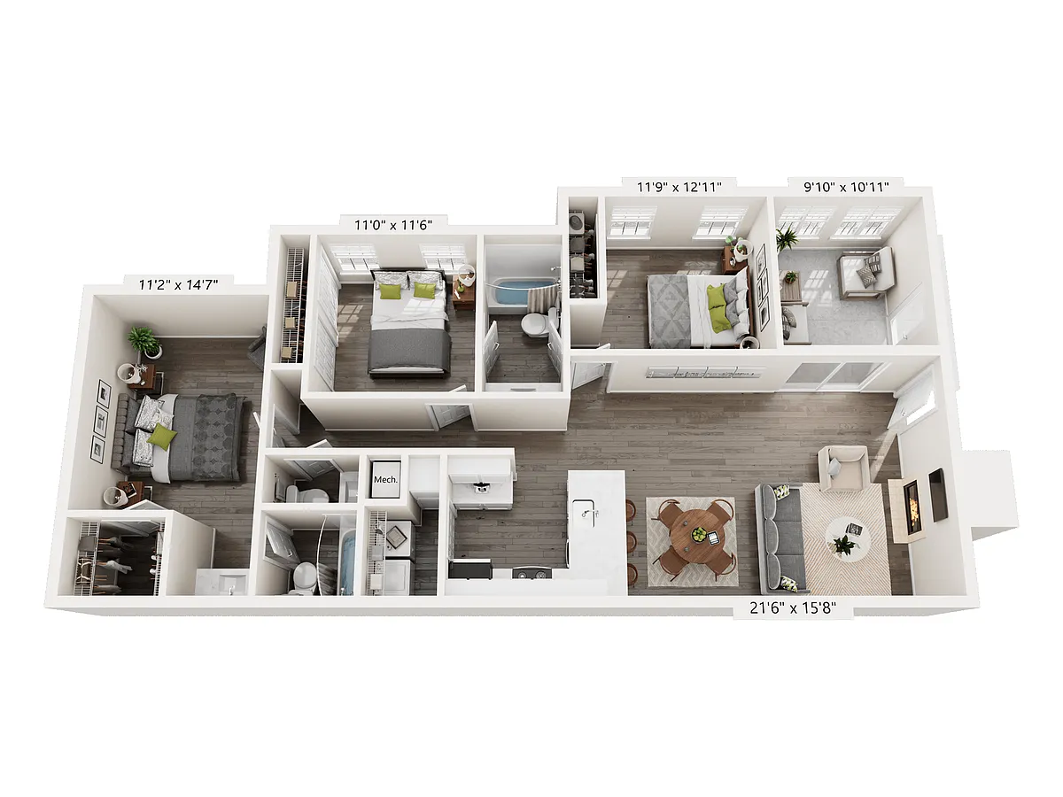 Floor plan C4