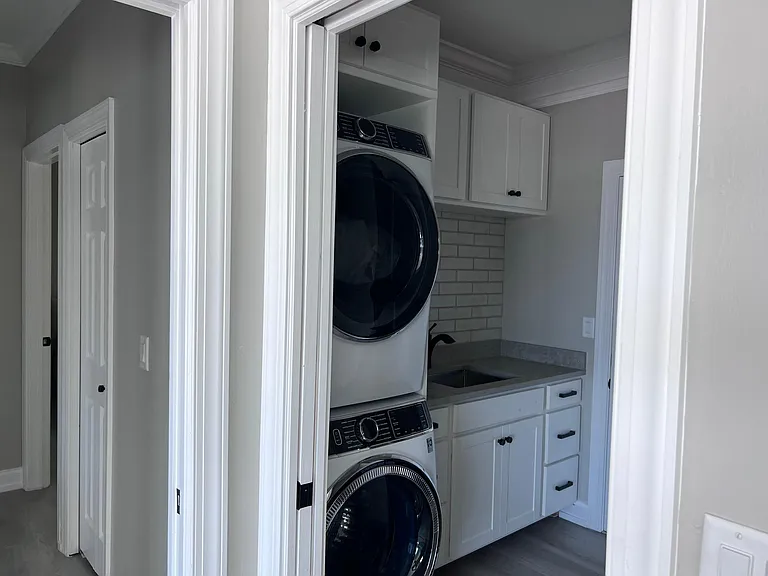 Laundry room off of game room area