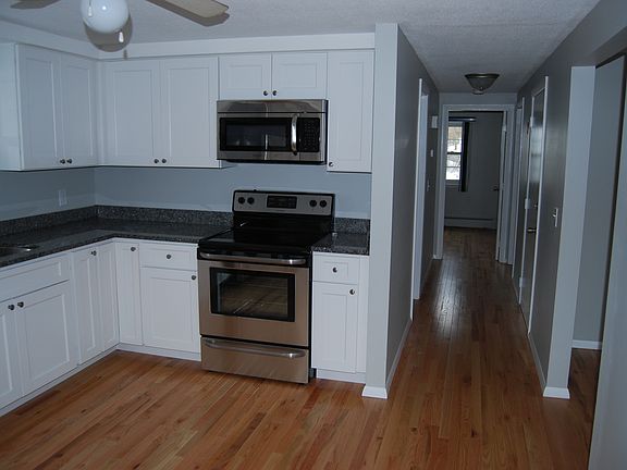 kitchen into hall to bedrooms