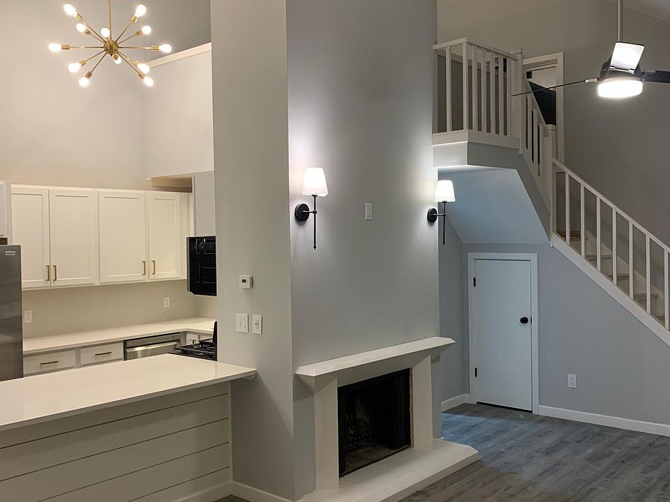 Open living room, dining room, and kitchen space on main floor.