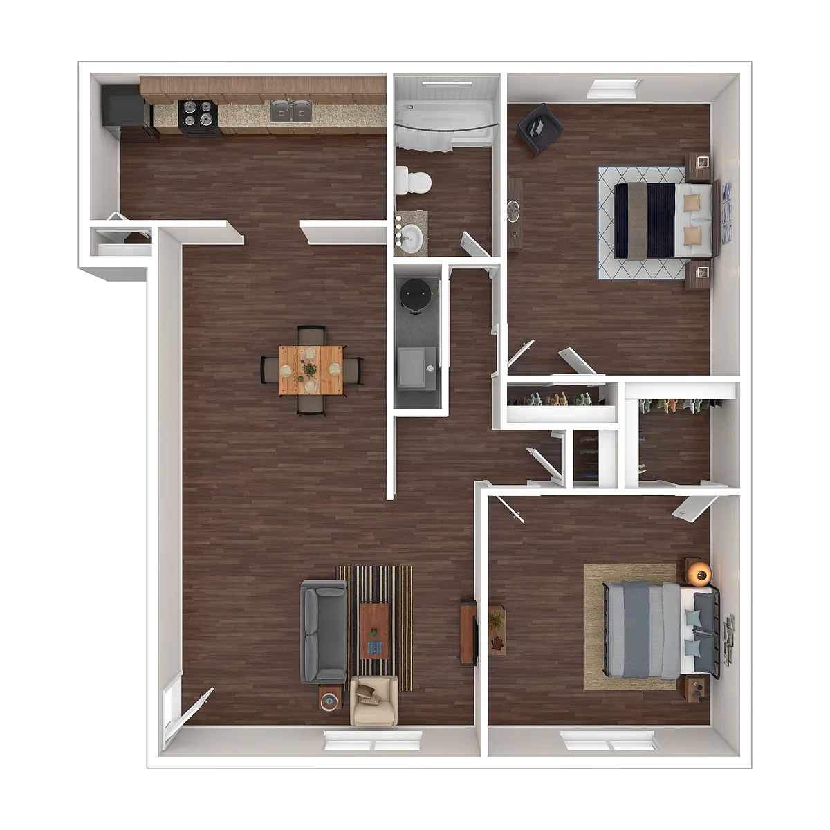 Floor plan 2 Bedroom