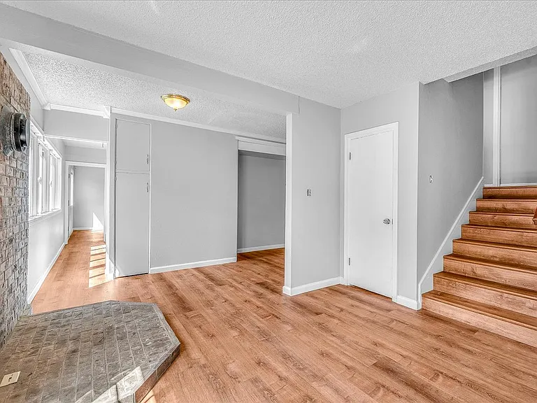 Stairs leading to the basement