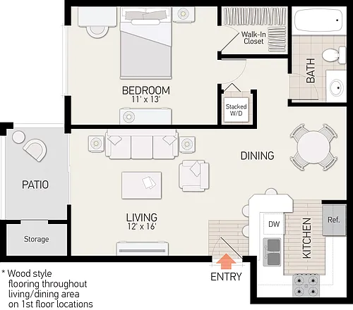 Floor plan Plan B