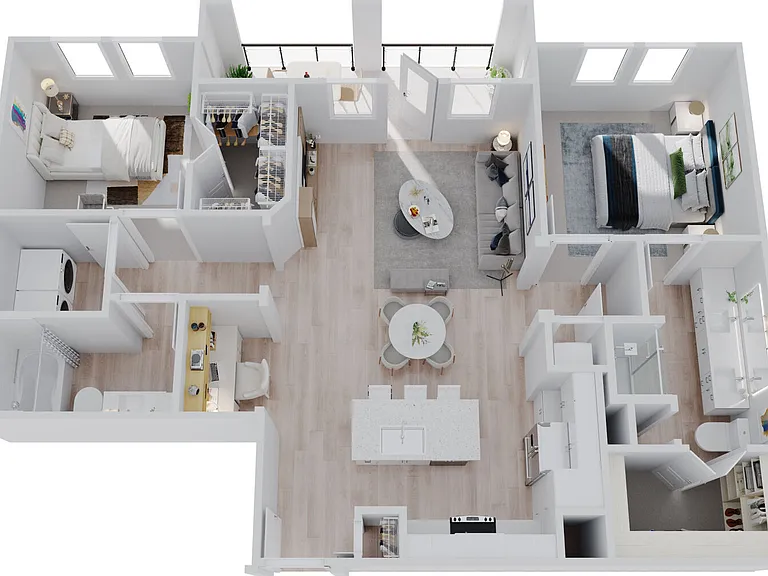 Two Bedroom Apartment with washer/dryer included