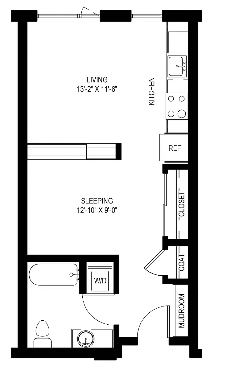 Floor plan Open One A5