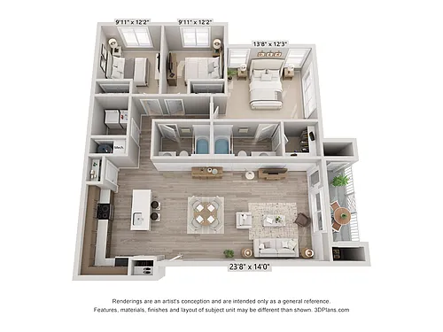 Floor plan 3X2