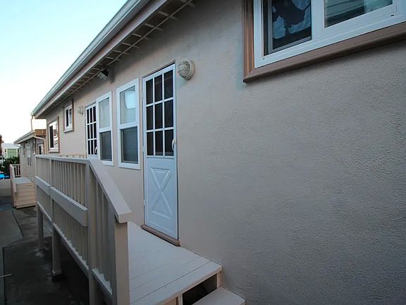 Back door area (out to trash or driveway)