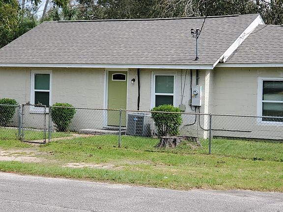 Left side of house