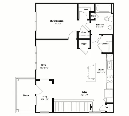Floor plan A4 Renovated