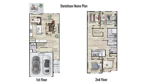Floor plan Danielson