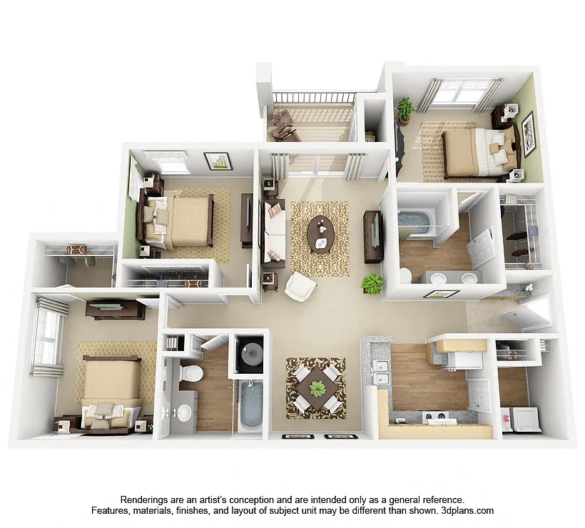 Floor plan Sunny June
