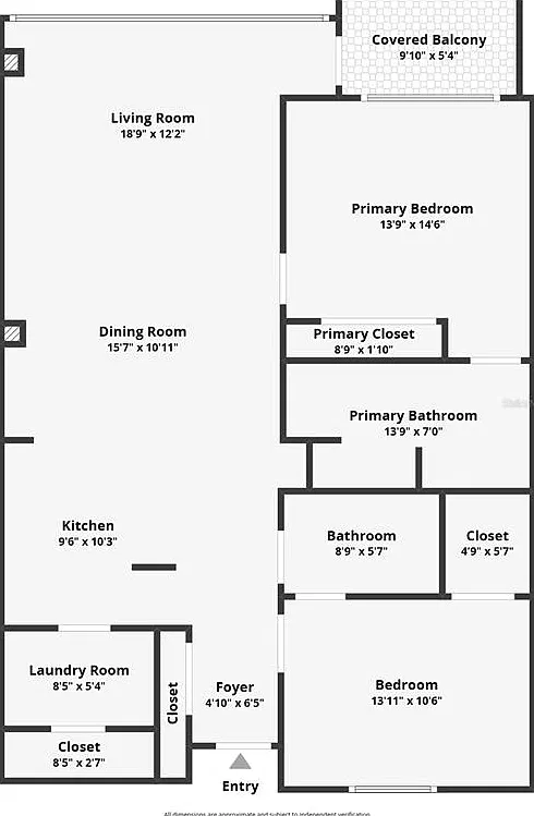 2 bed, 2.0 bath, 1268 sqft, $2,950 — Photo 3