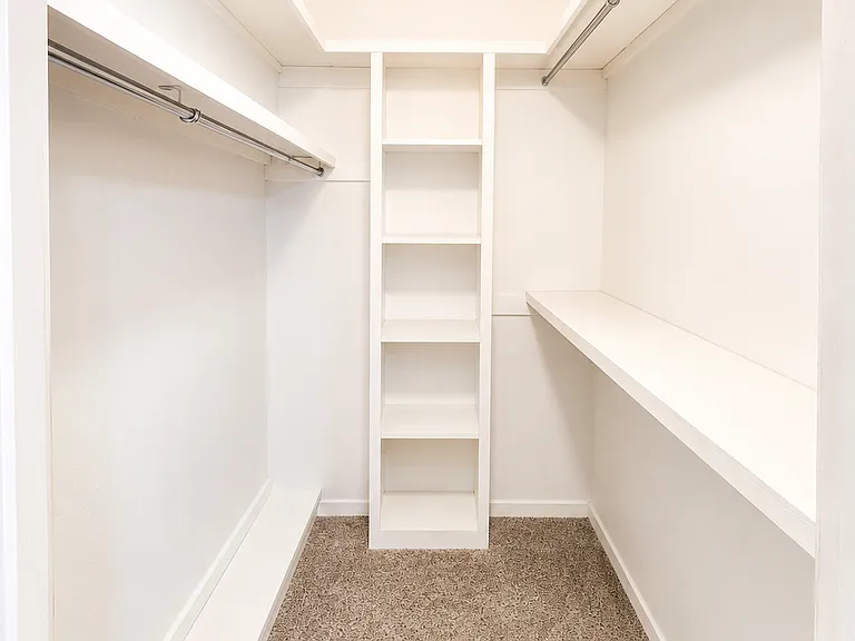 Primary closet