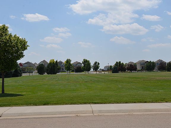 Large park located directly in front of the house