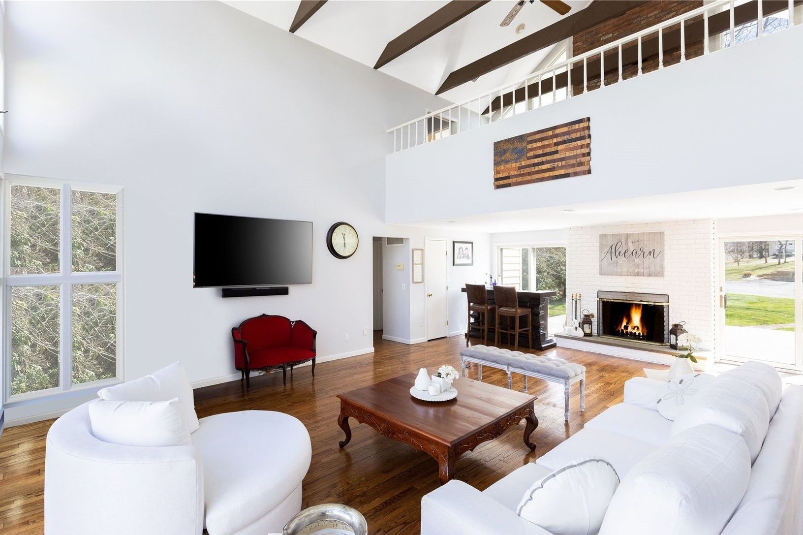  Vaulted Living Room