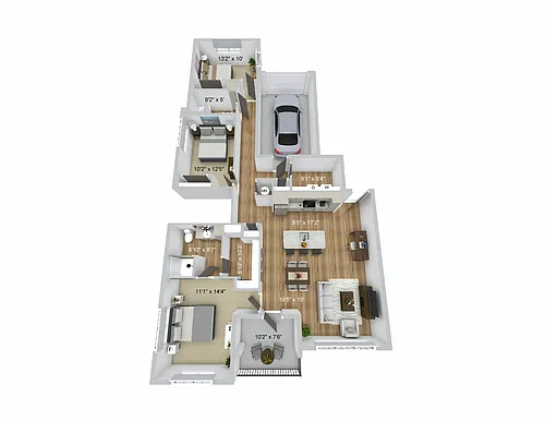 Floor plan Tambourine 3.2