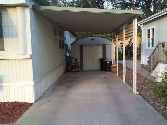 Carport and tool shed