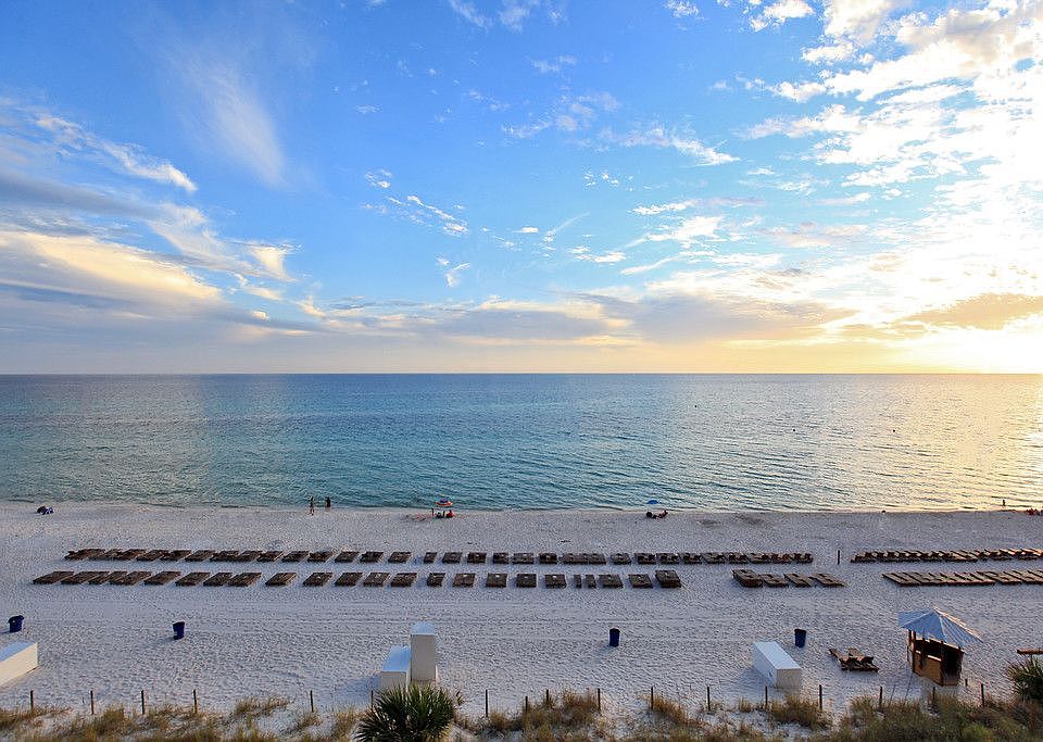 Beach view from balcony