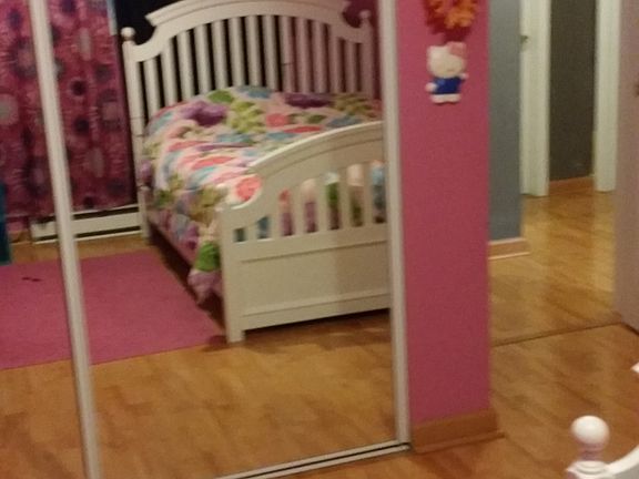 2cd bedroom, mirrored closet