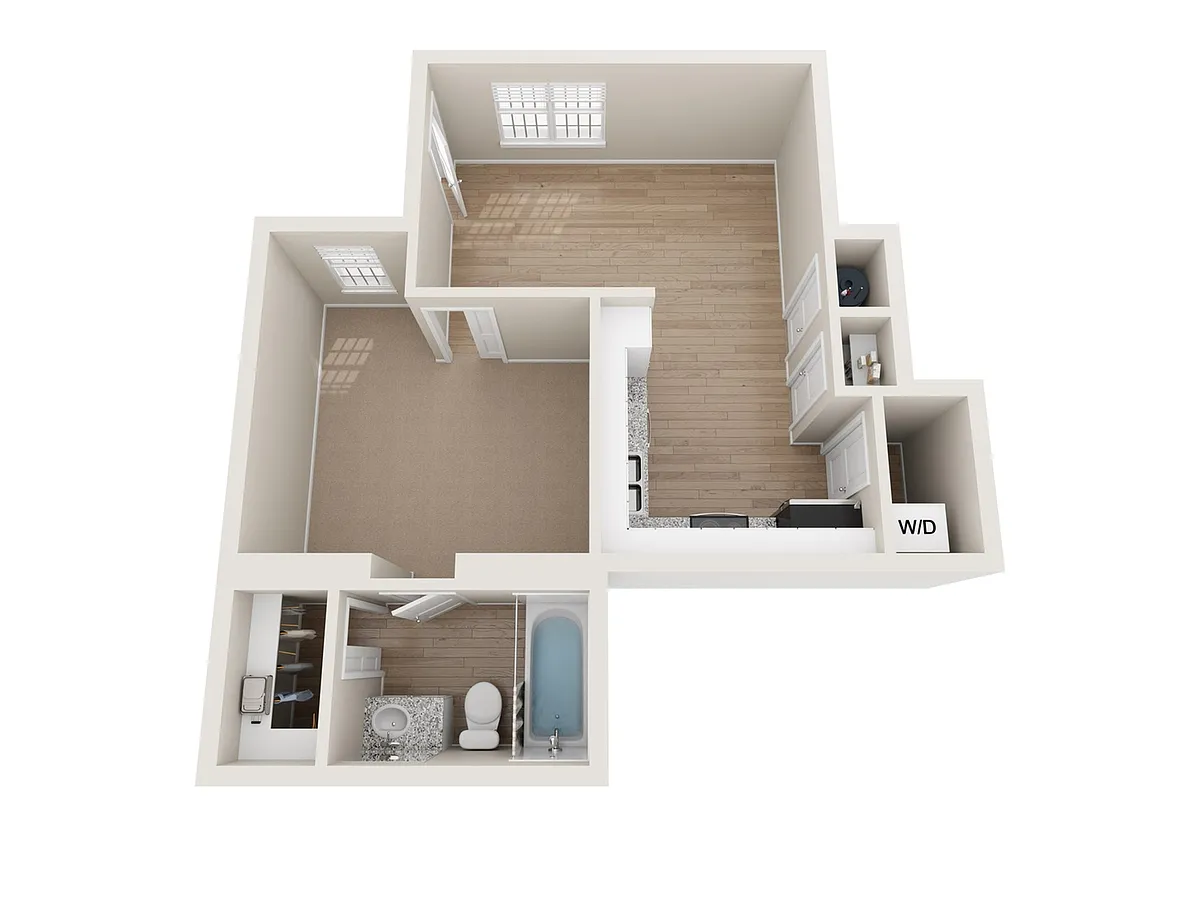 Floor plan A1UF Floor Plan