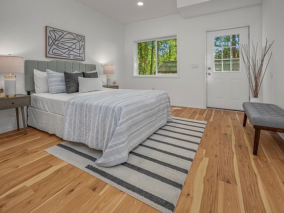 Bedroom 1 and back entrance
