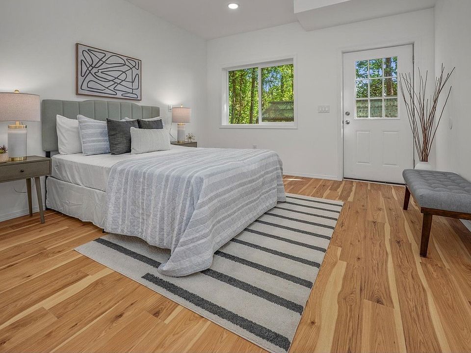 Bedroom 1 and back entrance