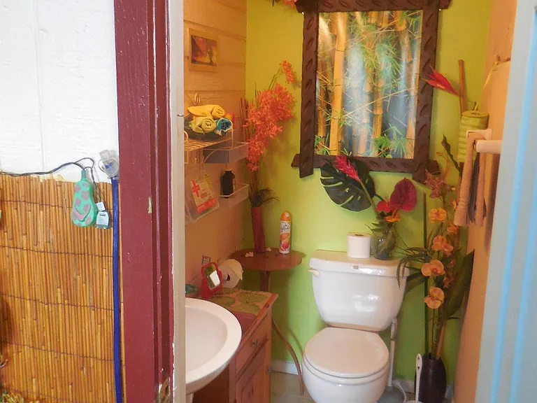 Sink, Toilet in Bathroom. (you also have a 2nd sink to use).
