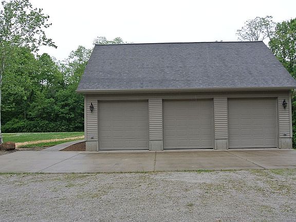3 car attached garage