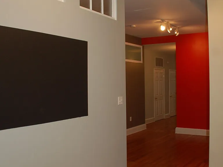 Kitchen with Chalkboard wall