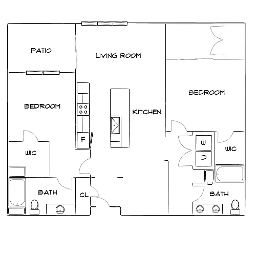 Floor plan Design 2D