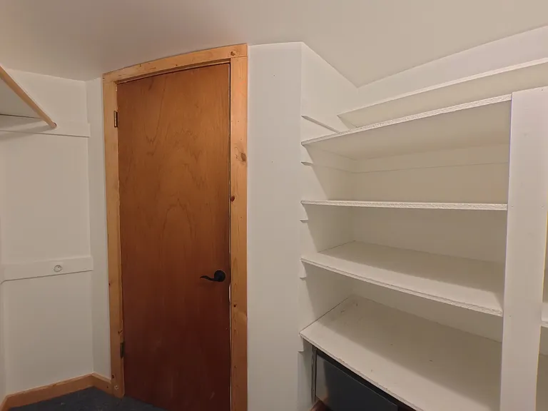 Basement storage closet