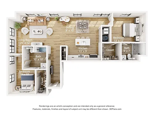 Floor plan Longfellow