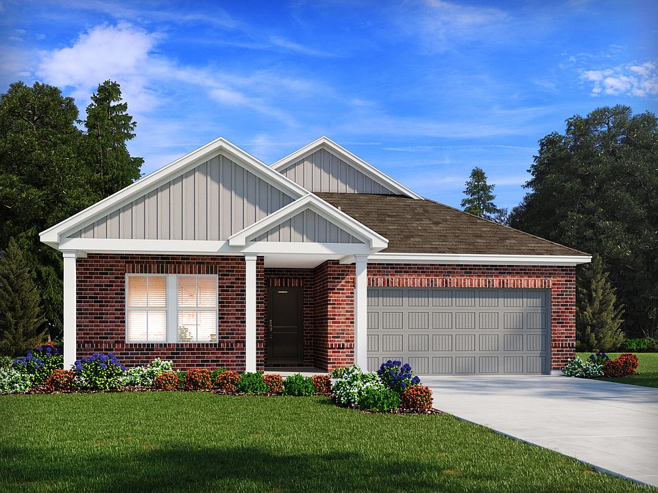 The Chandler floorplan with Elevation X modeled at Kendall Farms.