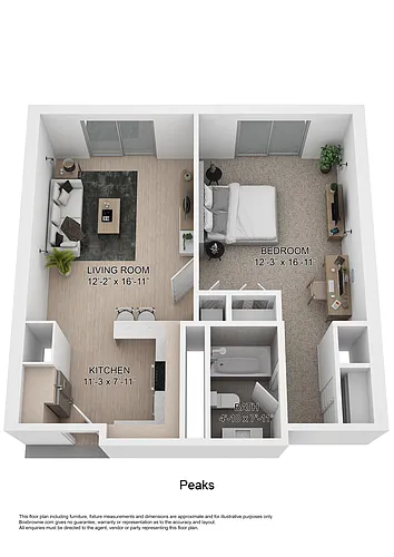 Floor plan Peaks