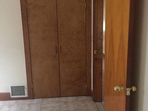 Bedroom with cedar lined closet