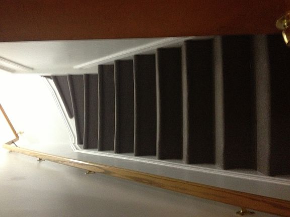 stairway from first floor view