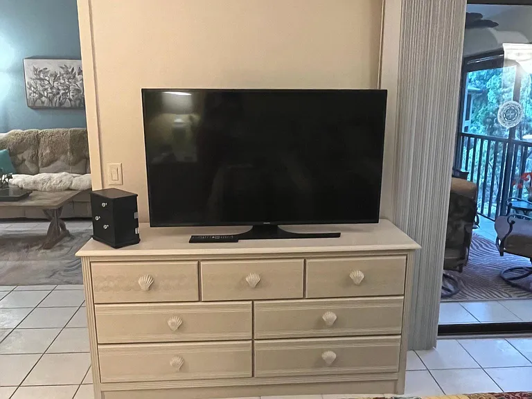 Smart TV in bedroom