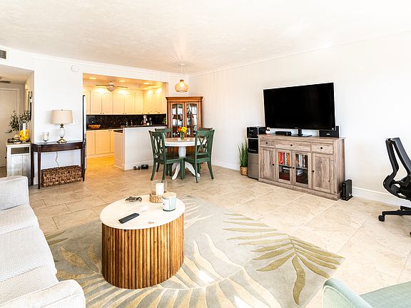 Living Room Face Kitchen, Entrance on left.