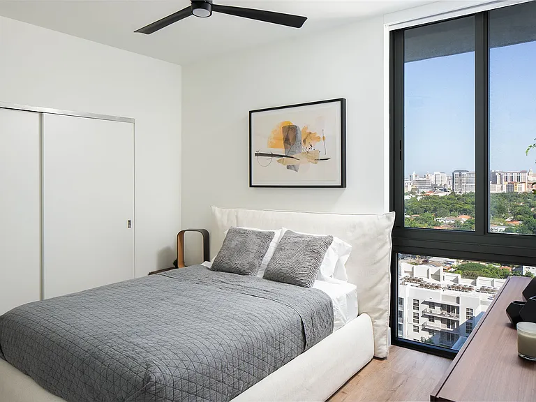 Wake up to city views