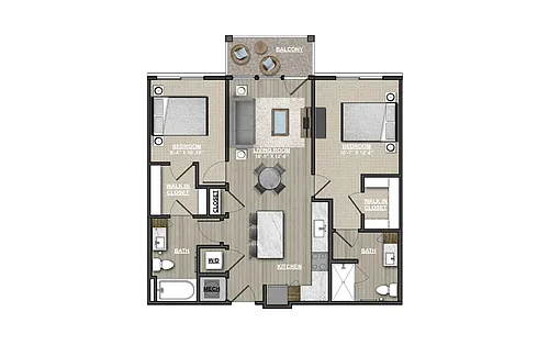 Floor plan B2 - Ivy