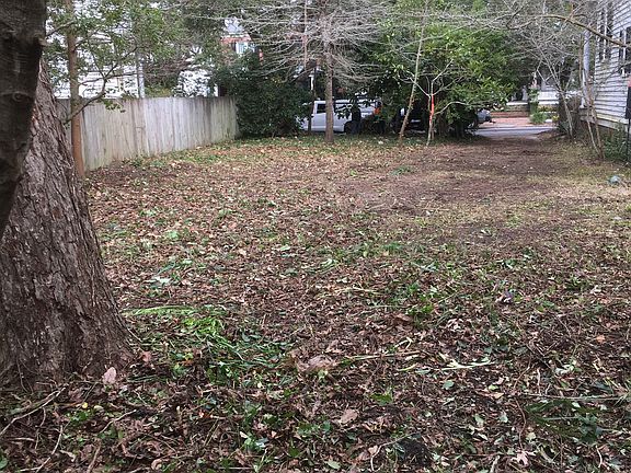 View from rear of lot