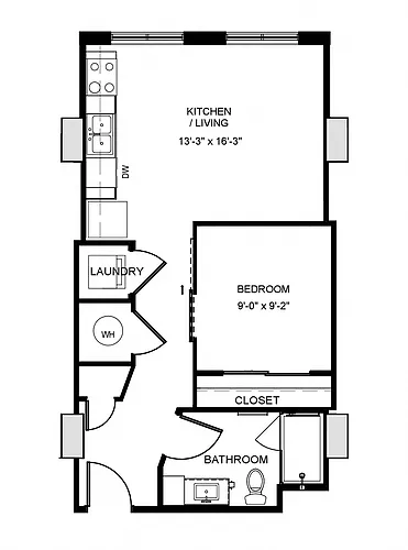 Floor plan Meridian