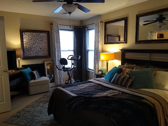 Downstairs master bedroom on the back of the house & next to the kitchen,