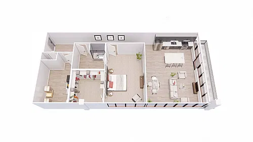 Floor plan 1B