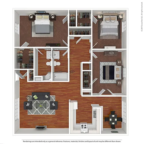 Floor plan The Cambridge