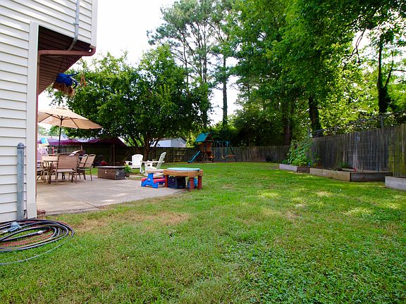 Large backyard