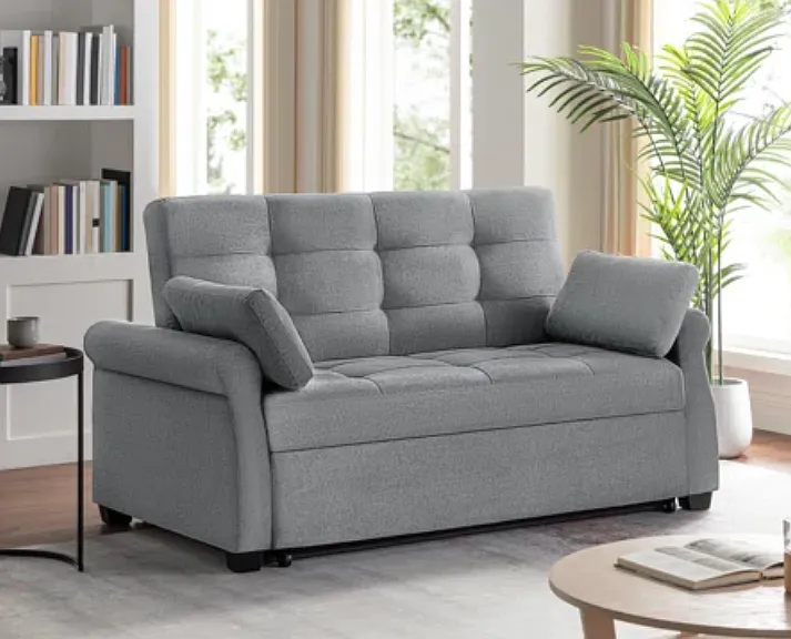 This is a Serta Queen Convertible Sofa that is in our den. (Photo taken from Serta's site).