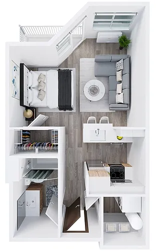 Floor plan Studio